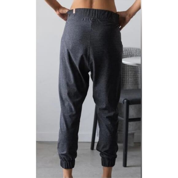 Lunya Restore Thermal Draped Jogger in Mellow Gray Heather Size XL NWOT - Picture 2 of 12